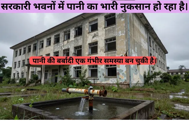 Bihar Bhojpur News today: रेन वाटर हार्वेस्टिंग सिस्टम बेकार, पानी की भारी बर्बादी